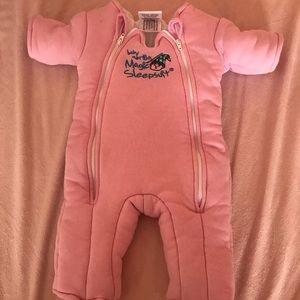Magic Merlin sleep suit pink size small